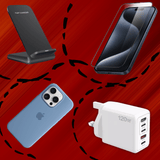 mobile phone accessories, fast chager, screen protector, iphone case