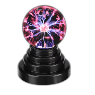 3-inch Magic Plasma Ball Light - Touch & Sound Sensitive, USB Plug-in