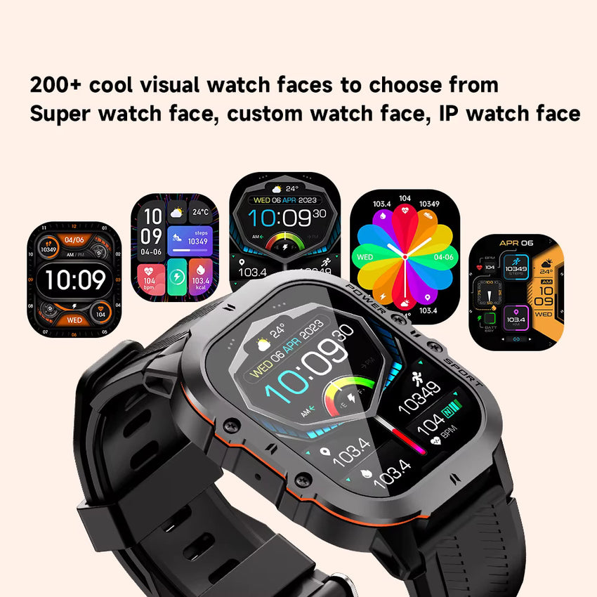 TechRaze C26 Smartwatch offers 200 different themes and visual faces