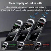 Alcohol breathalyser with upgraded dual filtering algorithm